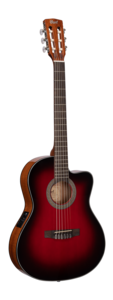 גיטרה קלאסית מוגברת Cort JADE E Nylon BRB Cutaway