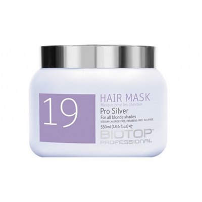 מסכת פרו סילבר לשיער מובהר / לבן 550 מ