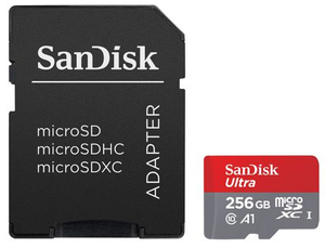 כרטיס זיכרון SanDisk Ultra® microSDXC SDSQUA4-256G 256GB