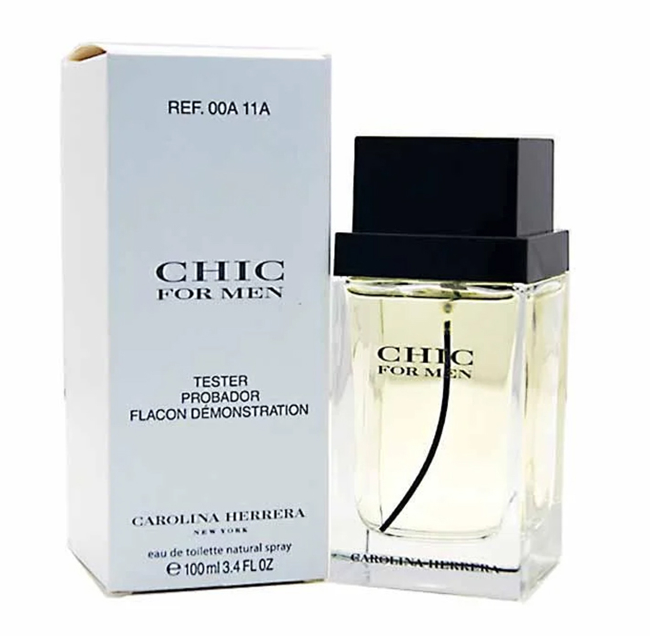 בושם לגבר קרולינה הררה טסטר CAROLINA HERRERA CHIC 100 ML E.D.T TESTER