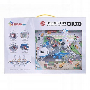 מטוס הופך לשדה תעופה דובר עברית spark toys