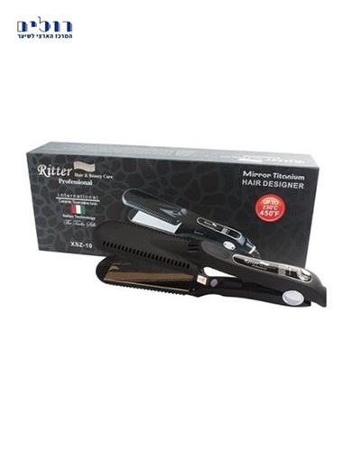 Ritter XSZ-10 מחליק מחליק רייטר טיטניום קרמי טרומולין פלטות רחבות ללא חשמל סטטי