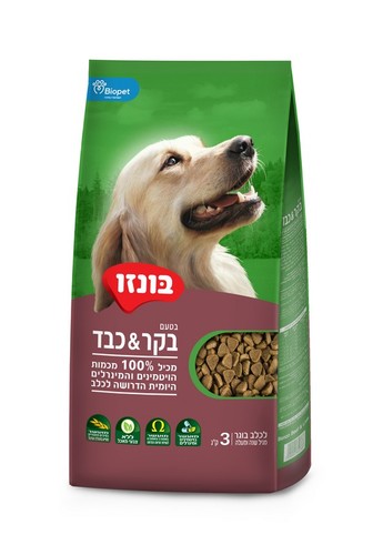 בונזו בקר&כבד 3 ק