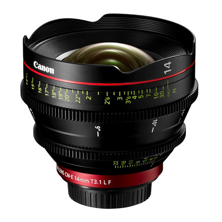 עדשה לצילום וידאו Canon CN-E14mm T3.1 L F