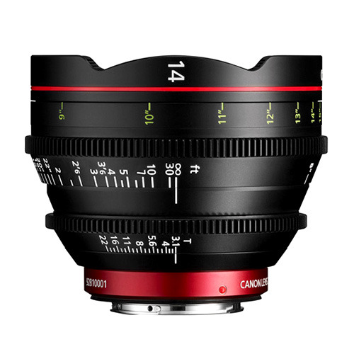 עדשה לצילום וידאו Canon CN-E14mm T3.1 L F