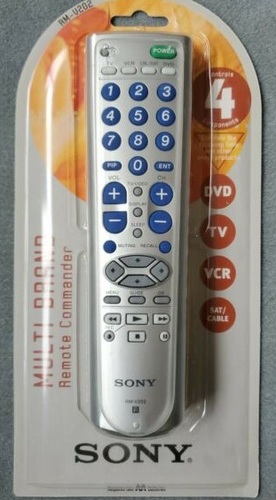 שלט SONY מקורי RM-V202 מתאים לטלווזיה, דיוידי TV DVD VCR
