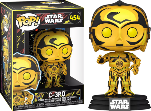 POP Star Wars: Retro Series- C-3PO (אקסקלוסיבי מדבקה כסופה)