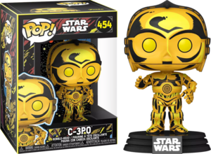 POP Star Wars: Retro Series- C-3PO (אקסקלוסיבי מדבקה כסופה) Funko