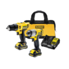 סט מברגות מברגה/מקדחה ואימפקט DEWALT DCK211C2T 10.8V