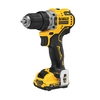 מברגה/מקדחה רוטטת 12V נטענת DEWALT DCD701D2