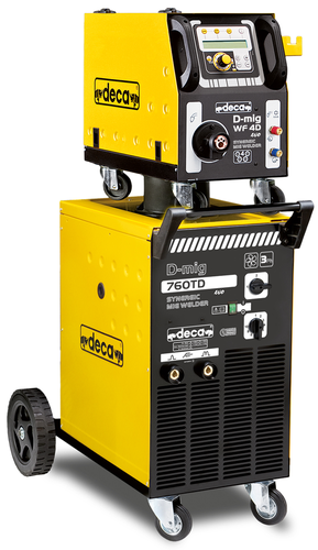 רתכת DECAMIG 760TD CO2 מזין דיגיטלי Synergic מתוצרת Deca
