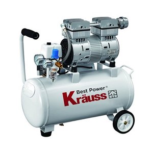 מדחס אויר שקט ללא שמן 24 ליטר TD-2005S KRAUSS