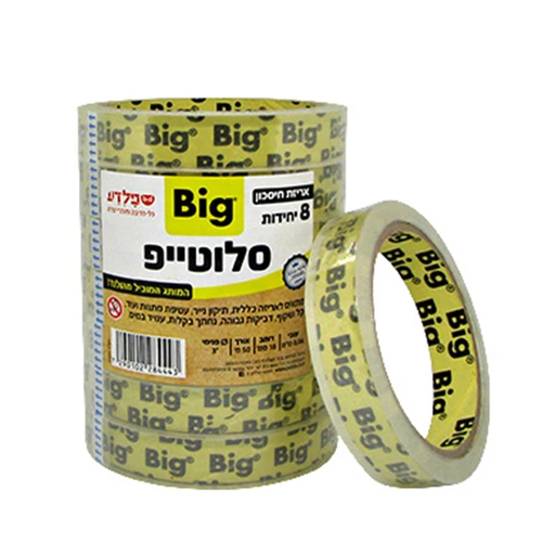 ביג סלוטייפ שקוף גדול, 8 יח''