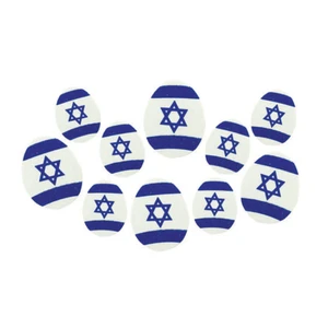 מדבקות סול בלוני דגל ישראל, 24 יח