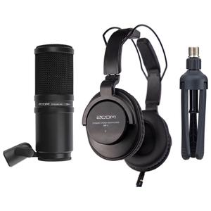 Zoom ZDM 1PMP ערכת מיקרופון + סטנד + אוזניות אולפן
