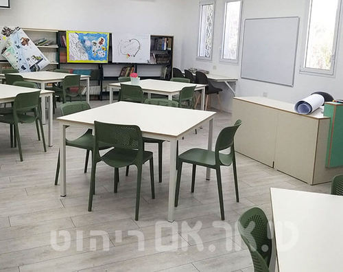 ריהוט לספריית בית ספר שלום עליכם במושב בצת