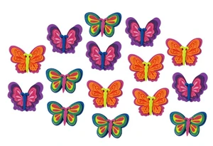 מדבקות סול פרפרים, 15 יח