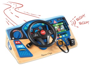 הגה משחק אורקולי, אינטרקטיבי Vroom & Zoom עם אפקטים ולוח נהיגה