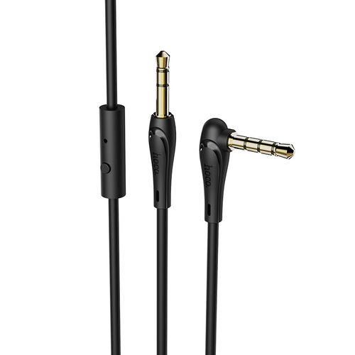 כבל אוקס עם מיקרופון Hoco. UPA15 3.5 mm to 3.5 mm AUX 