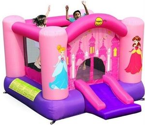 מתקן מתנפח לילדים 9201P מתנפח נסיכות עם מגלשה Happy hop