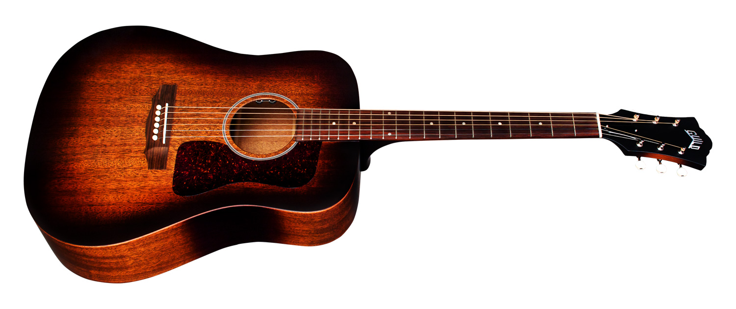 גיטרה אקוסטית מוגברת Guild D-20E USA Vintage Sunburst