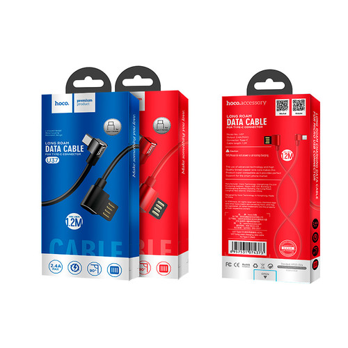 כבל טעינה ודאטה Hoco. U37 USB To Type-C