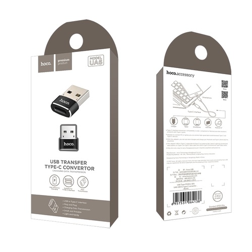 מתאם Hoco. UA6 USB-A To Type-C 