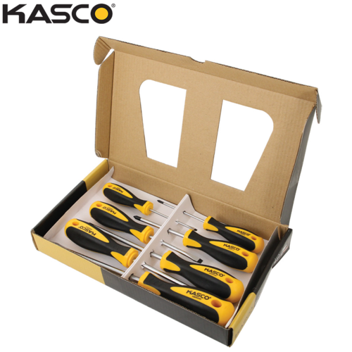 סט 7 מברגים קומפורט KASCO K531107 CR-V