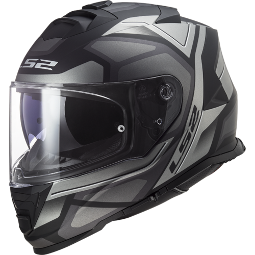 קסדת אל אס 2 סטורם טיטאניום / שחור מט LS2 FF800 STORM FASTER