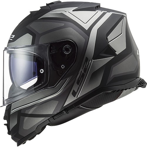 קסדת אל אס 2 סטורם טיטאניום / שחור מט LS2 FF800 STORM FASTER