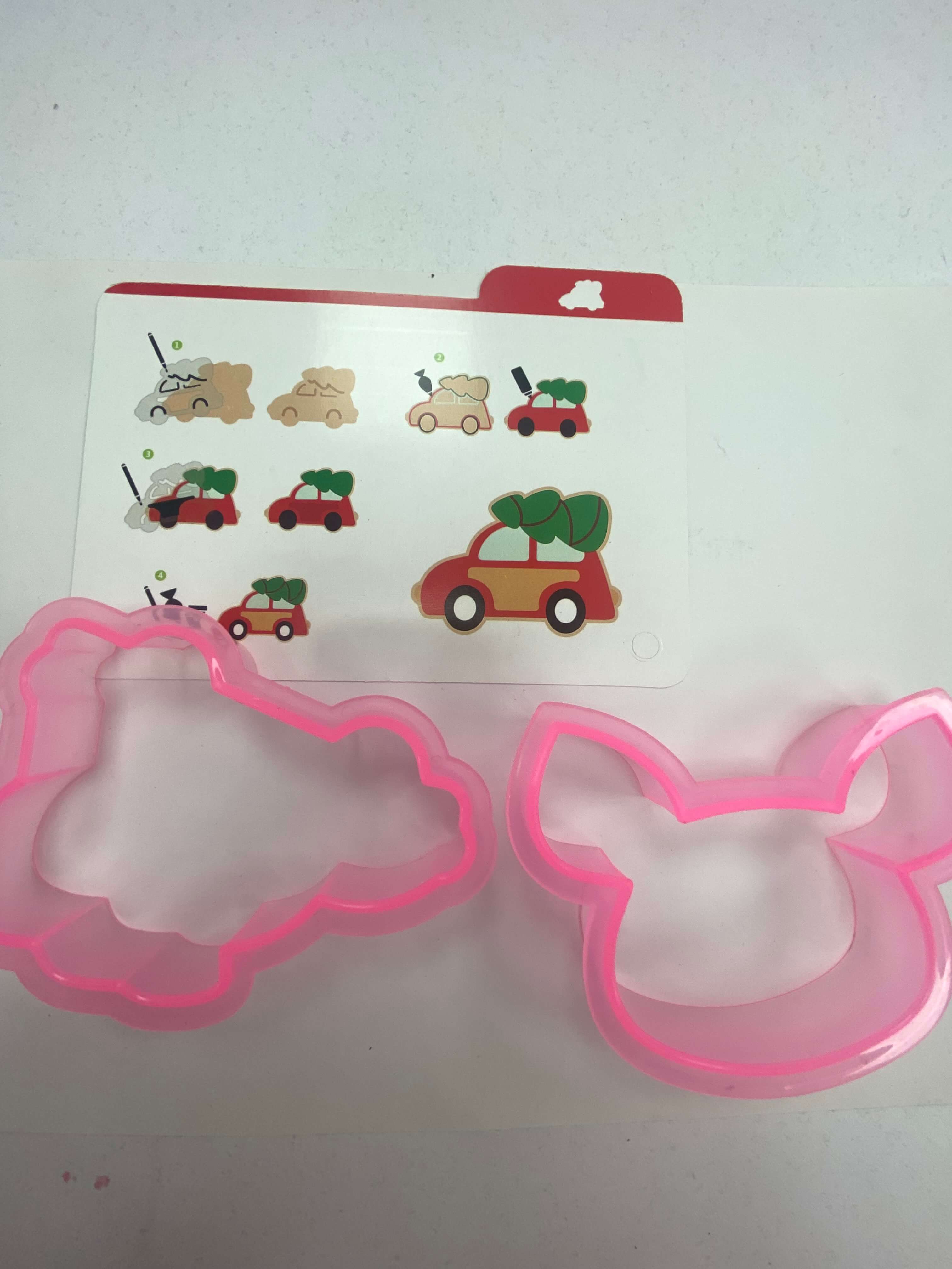 סט חותכנים רכב ודב 2 יח