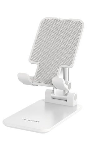 מעמד שולחני לטלפון בצבע לבן Borofone BH42