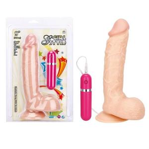 ויברטור ריאליסטי 23 ס"מ 10 מצבי רטט NMC- G-Girl Style 