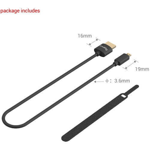 כבל Micro-HDMI ל-SmallRig HDMI