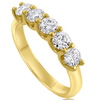 טבעת יהלומים חצי נישואים 1.0CT זהב 14K