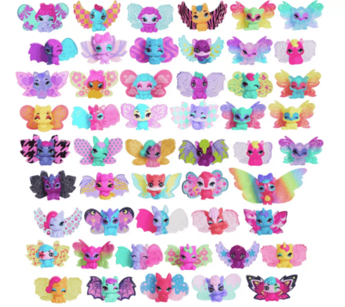 מארז 4 דמויות האצ'ימלס wilder wings בהפתעה עם כנפיים שניתן להחליף 