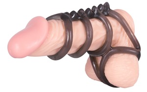 סט טבעות זקפה מחוברות לאיבר המין ולאשכים You2Toys - Cockring