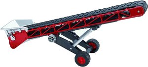 דרגנוע נייד על גלגלים בהפעלה ידנית להעברת מטענים