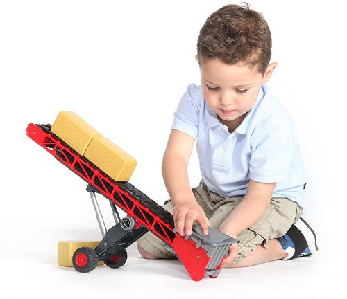 דרגנוע נייד על גלגלים בהפעלה ידנית להעברת מטענים