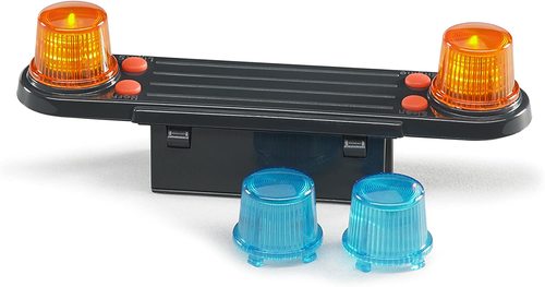 סירנה מתחברת לרכבי ברודר עם אורות מהבהבים ו-4 סוגי צלילים