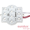 מודול בודד 7500K 10W 175° 12V (לרכישה באריזות של 10 יח' בלבד)