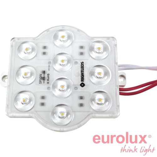 מודול בודד 7500K 10W 175° 12V (לרכישה באריזות של 10 יח' בלבד) יורולוקס 
