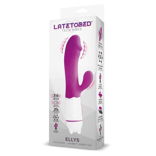 ויברטור סיליקון למתחילות 36 מצבים Late To Bed - Ellys 