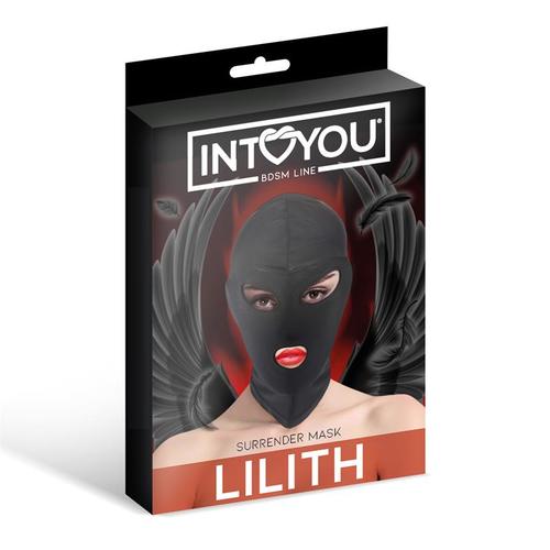 מסיכת פנים מקצועית עם פתח לחדירה מבית Lilith Mask Opening in the Mouth and Eyes Color