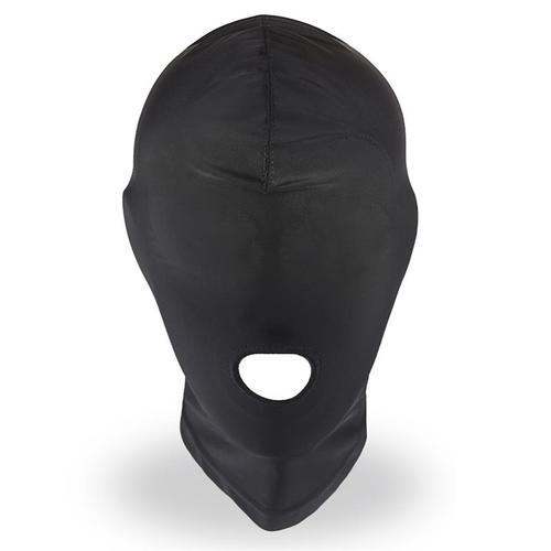 מסיכת פנים מקצועית עם פתח לחדירה מבית Lilith Incognito Mask with Opening in the Mouth Black