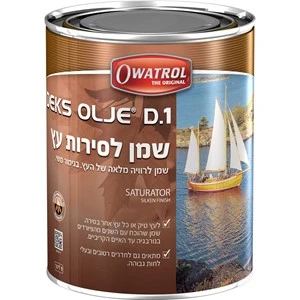 שמן מבריק לאיטום עץ מפני מים Deks Olje D1 כמות 1 ליטר