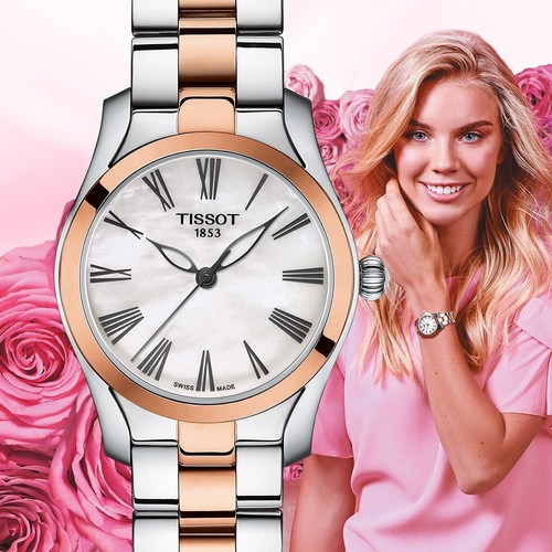 שעון Tissot אנלוגי יוקרתי לאישה