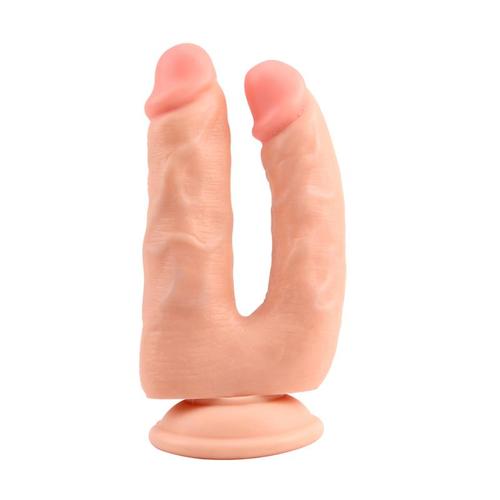 דאבל דילדו נצמד לחדירה כפולה Double Dildo Bromeo 