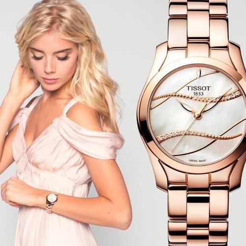 שעון Tissot אנלוגי יוקרתי לאישה