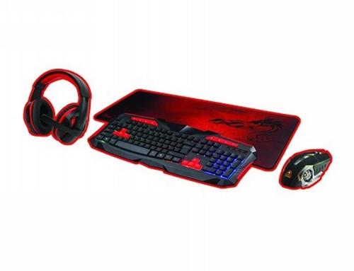 סט גיימינג למחשב Dragon GPDRA-PCK Gaming Kit Combo 4 in 1